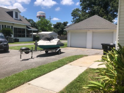 Driveway Junk Boat Scheduled for Removal