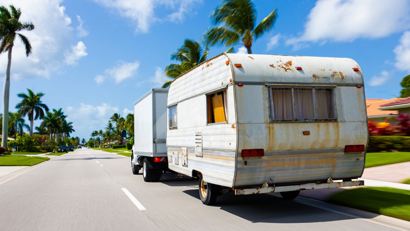 Travel Trailer Disposal in Cape Coral